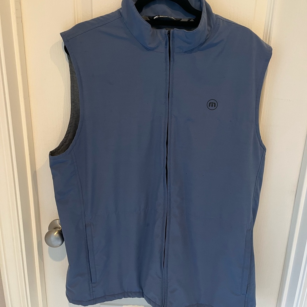 Blue Wanderlust Vest by Travis Matthews.